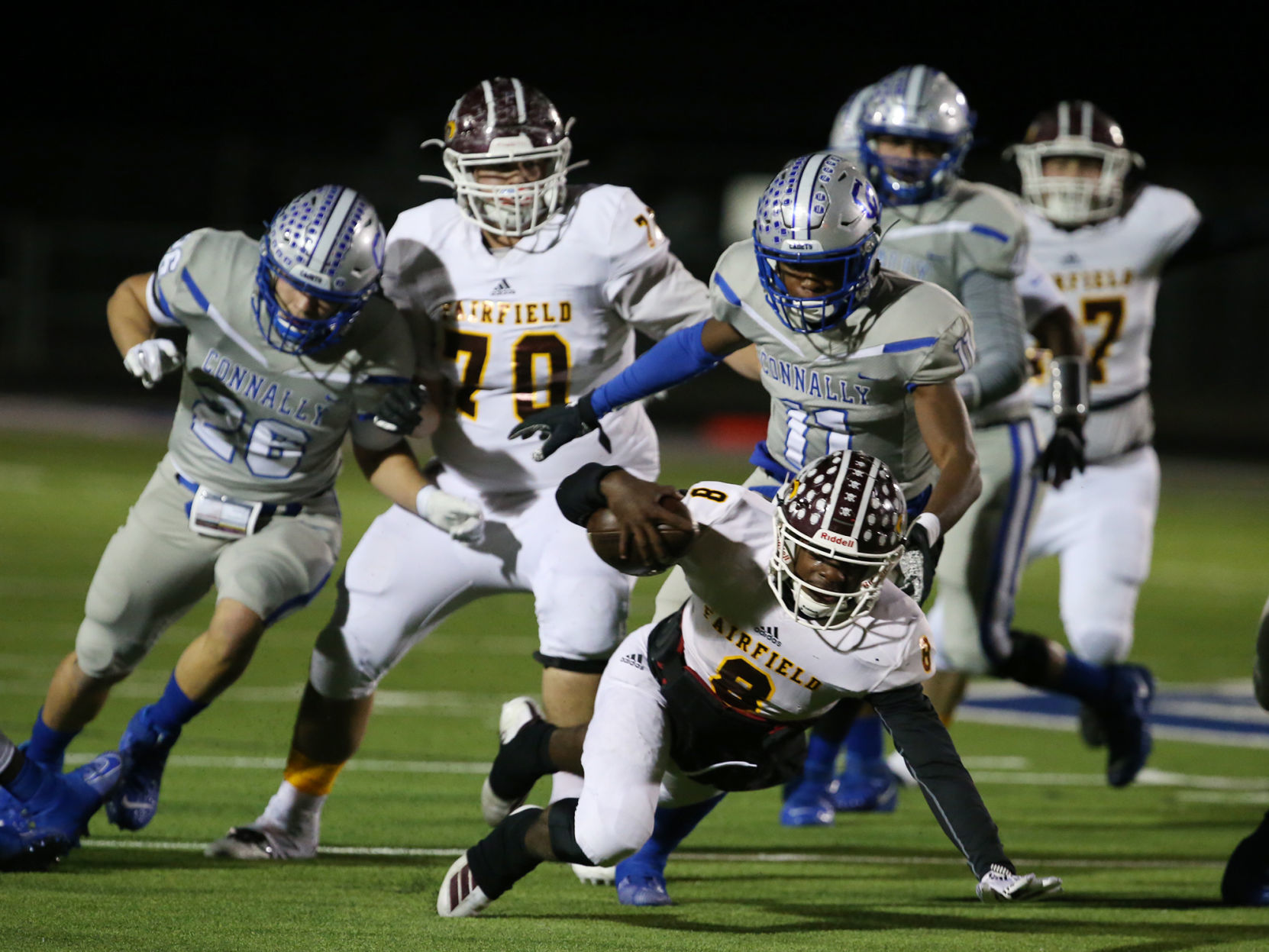 Fairfield (7-4) vs. Gilmer (8-3), 7:30 p.m. Friday at Memorial Stadium, Mesquite